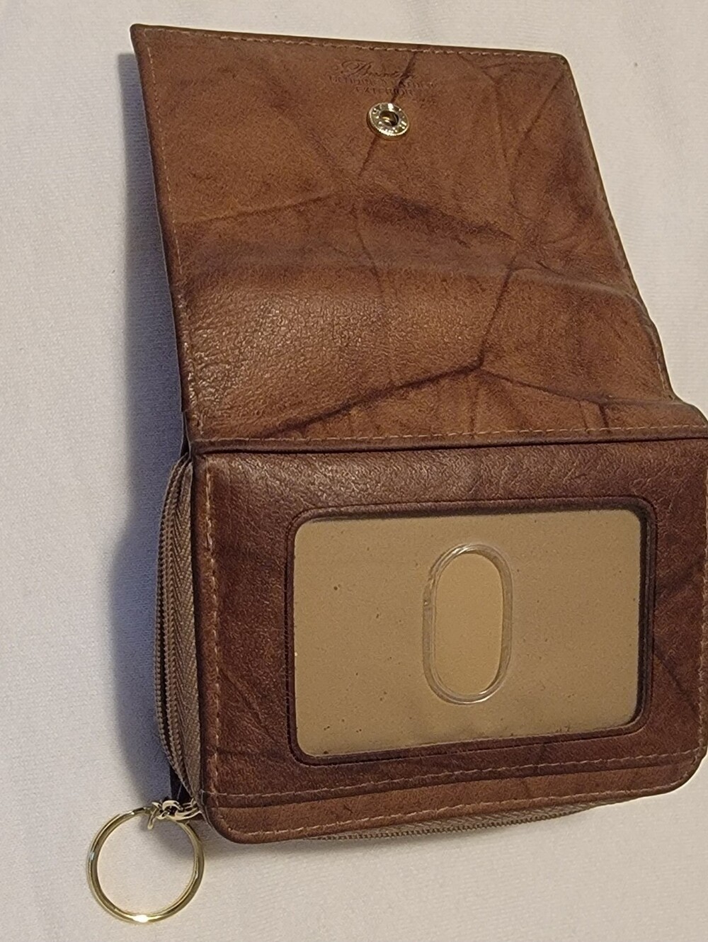 Vintage Buxton Heiress Floral Embossed Leather Wallet - Picture 2 of 6